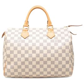 Louis Vuitton White Damier Azur Speedy 30