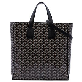 Goyard Black Goyardine Voltaire III
