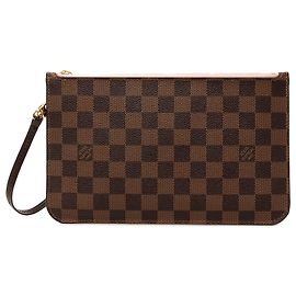 Louis Vuitton Brown Damier Ebene Neverfull Pochette