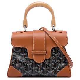 Goyard Brown Mini Goyardine Saigon Souple