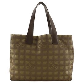 Borsa Tote Chanel New Travel Line Khaki
