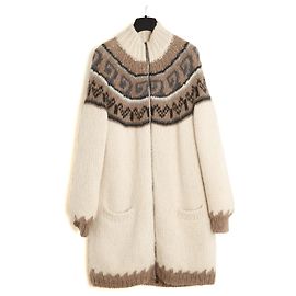 Hermès Jean Paul Gaultier Strickjacke Maxi Cardigan 2006