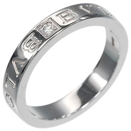 Bulgari Anillo Bvlgari B.ZERO1 Essential Band en oro blanco de 18K
