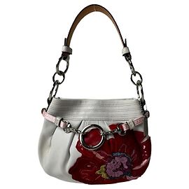 Coach Poppy Flower Motif One-Shoulder Mini Bag