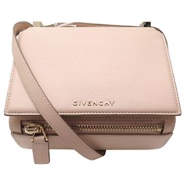 NUEVO BOLSO DE MANO GIVENCHY PANDORA MINI CUERO ROSA BB05256006 BOLSO BANDOLERA