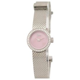 Autre Marque NOVO RELÓGIO DIOR LA MINI D SATINE CD040110M003 19MM AÇO DIAMANTES QUARTZ