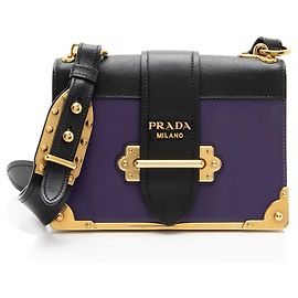 Prada Cahier Schultertasche aus Kalbsleder