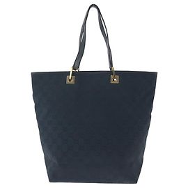 Gucci Tote Bag Schwarz Stoff