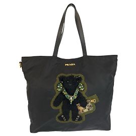 Sacola Prada Teddy Bear Tessuto