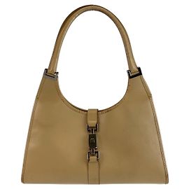 Bolsa Gucci Jackie marrom bege