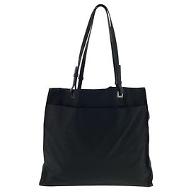 Saco Tote Prada Tessuto com logótipo triangular