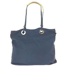 Saco Tote Prada Tessuto com logótipo triangular
