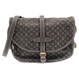 Borsa a tracolla Louis Vuitton Monogram Mini Lin Saumur