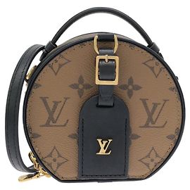 Bolso de hombro Louis Vuitton Monogram Reverse Mini Boite Chapeau