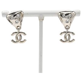 Chanel Coco Mark vergoldete Stecker-Ohrringe