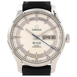 Omega De Ville Hour Vision Annual Calendar Stainless Steel Watch