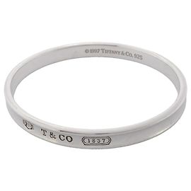 Autre Marque Tiffany & Co. Bracciale rigido stretto in argento sterling