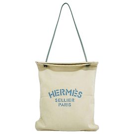 Hermès Bolso de hombro Hermes Aline Toile Chevron