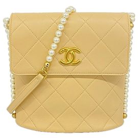 Borsa a tracolla Chanel Matelassé in pelle di agnello