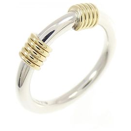 Autre Marque Anello a fascia Tiffany & Co. in platino e oro giallo