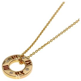 Autre Marque Collar Tiffany & Co. Atlas Pierced Circle con diamantes
