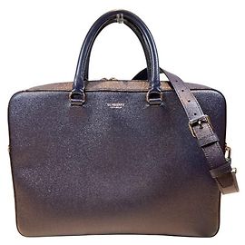 Borsetta da lavoro in pelle Burberry da uomo