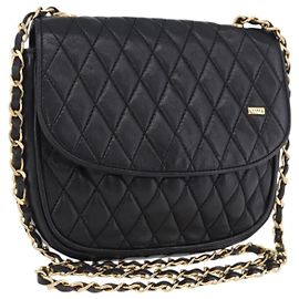 Bally Vintage gestepptes Leder mit Kette