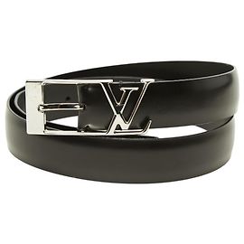 Cinto de couro Anagram Louis Vuitton