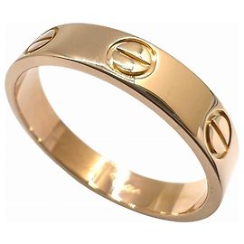 Cartier Mini Love Ring in Pink Gold
