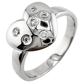 Autre Marque Tiffany & Co. Dots Heart Ring