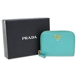 Prada Zip Around Saffiano Leather Small