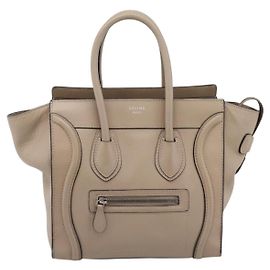 Céline Celine Luggage Grainy Leather Micro