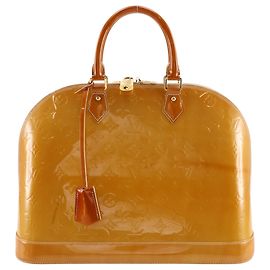 Louis Vuitton Alma GM Handtasche in Gelb