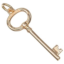 Autre Marque Tiffany & Co. Ovaler Schlüsselanhänger aus 18K Roségold