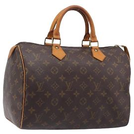LOUIS VUITTON Monogram Speedy 25 Hand Bag M41528 LV Auth 200486