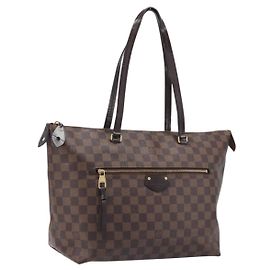 LOUIS VUITTON Damier Ebene Jena MM Tote Bag N41013 LV Auth BA15660
