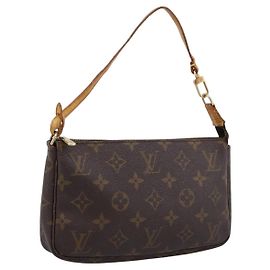 LOUIS VUITTON Monogram Pochette Accessoires Pouch M51980 LV Auth 197900A