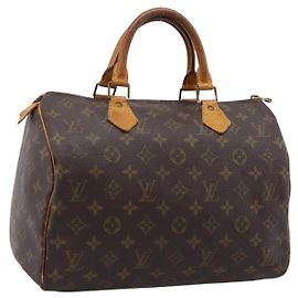 LOUIS VUITTON Monogram Speedy 30 Hand Bag M41526 LV Auth 194257