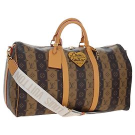 Bolsa LOUIS VUITTON HUMAN MADE NIGO Keepall Bandouliere 50 M45967 LV Auth 202900SM