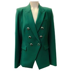 Casaco Veronica Beard Green Miller Dickey