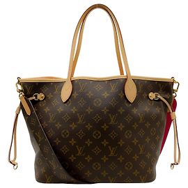 Louis Vuitton Monogram / Pink Reversible Bandouliere MM Tote