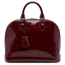 Louis Vuitton Alma PM Handtasche Monogram Vernis rot