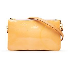 Bolso de hombro Louis Vuitton Monogram Vernis Pochette Lexington Amarillo