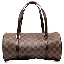 Brown Louis Vuitton Damier Ebene Papillon 30 Handbag
