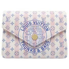 Portefeuille Victorine Small Wallets Blue Louis Vuitton Monogram Trunks and Bags