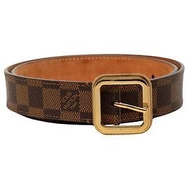 Louis Vuitton Damier Ebene Gürtel Braun