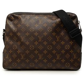 Bolsa Messenger Louis Vuitton Monogram Macassar Torres Castanha