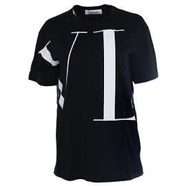 Valentino, camiseta VLTN en negro