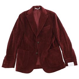 Autre Marque Eleventy SOFT JACKET Baumwolle Burgundy, Größe 50 IT
