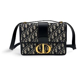 Christian Dior 30 Montaigne Flap Oblique Canvas